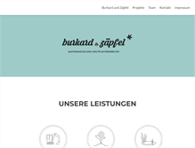 Tablet Screenshot of burkard-zaepfel.de
